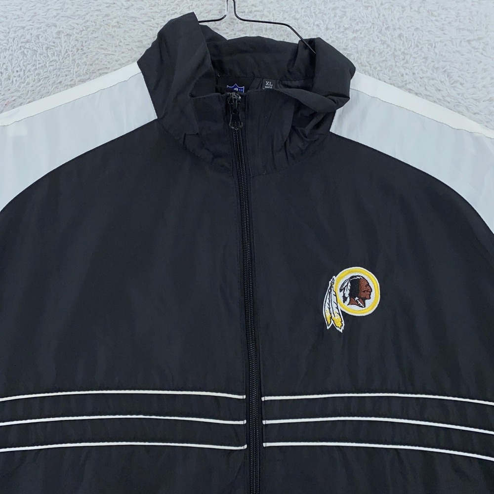 Washington Redskins Jacket Mens XL NFL Football Reebok Full Zip Lightweight
